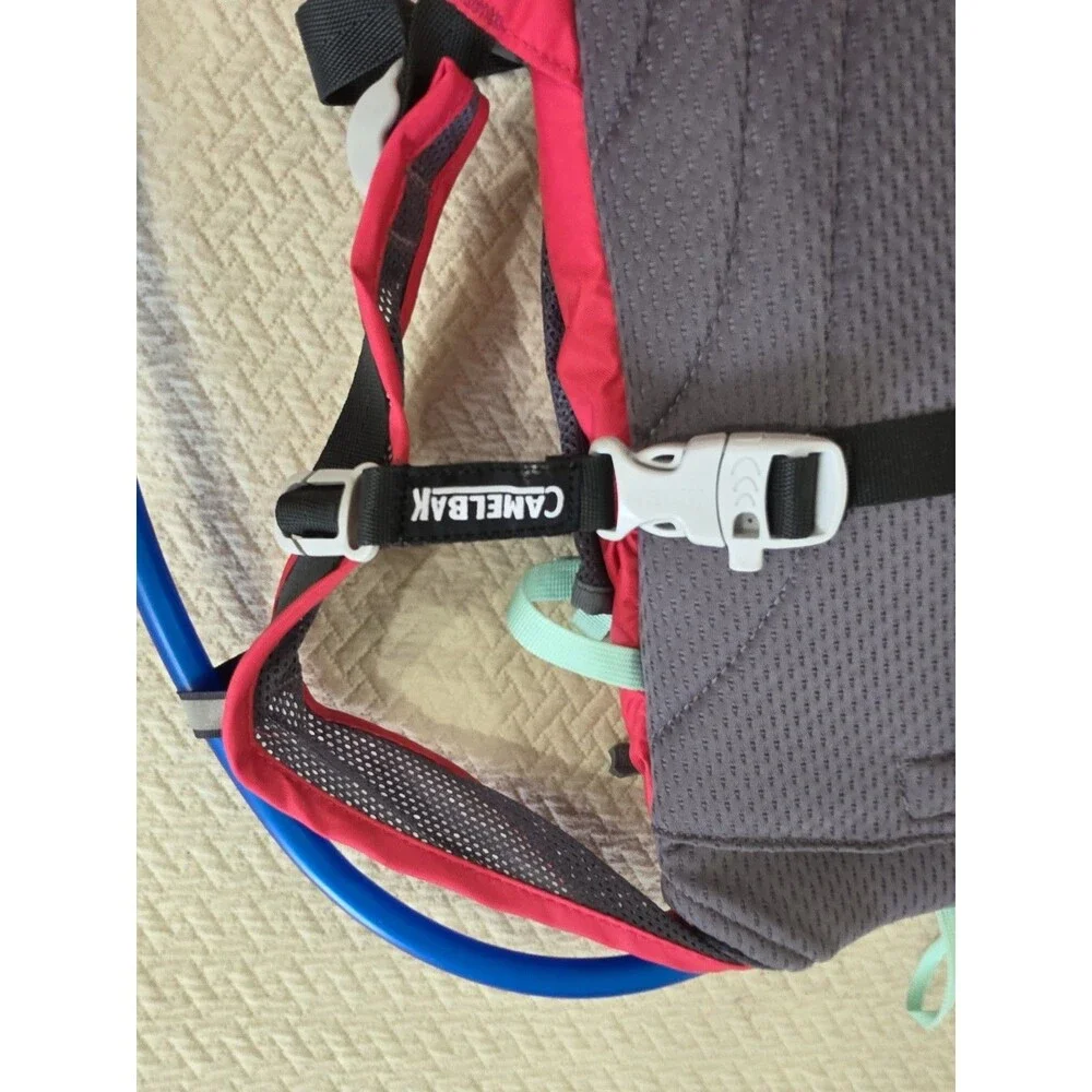 CamelBak Mini M.U.L.E. Kids Hydration Pack Pink Blue 1.5L Cargo